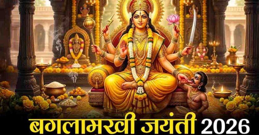 साल 2026 में 24 अप्रैल को मनाई जाएगी बगलामुखी जयंती, शत्रुओं पर विजय दिलाने वाली मां पीताम्बरा की पूजा का बन रहा शुभ संयोग