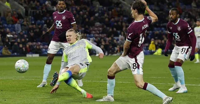 मैनचेस्टर सिटी ने बर्नले को हराकर EPL में हासिल किया शीर्ष स्थान