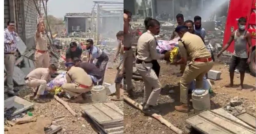 देवास में पटाखा फैक्ट्री में भीषण विस्फोट, 4 की मौत; धमाके से दहला पूरा इलाका