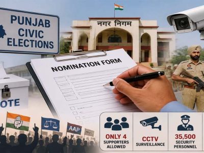 पंजाब निकाय चुनाव आज, 7555 उम्मीदवार मैदान में; 36 लाख से ज्यादा वोटर करेंगे मतदान
