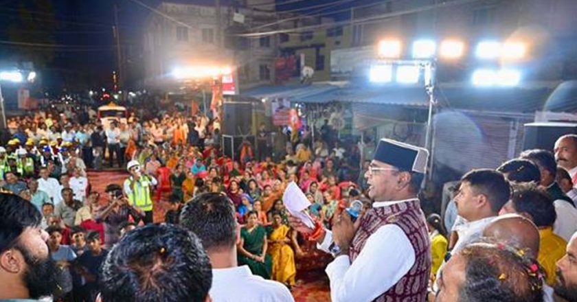 मंत्री विश्वास सारंग ने किया करोड़ों की लागत से होने वाले विकास कार्यों का भूमि-पूजन