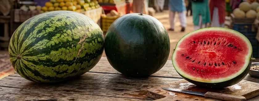 धारीदार या चिकना तरबूजम,कौन सा ज्यादा मीठा और रसीला होता है? जानें सच
