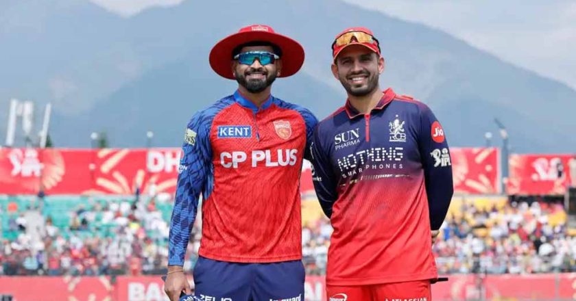 PBKS ने जीता टॉस, RCB करेगी पहले बल्लेबाज़ी