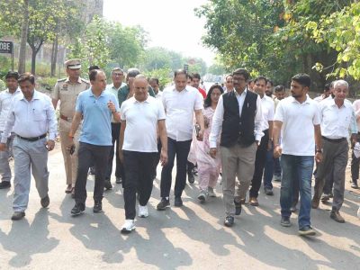 पीएमडीए सीईओ ने पंचकूला में इंफ्रास्ट्रक्चर प्रोजेक्ट का किया ग्राउंड इंस्पेक्शन
