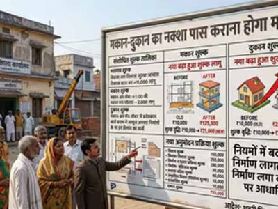 जिला पंचायत नक्शा पासिंग पर नया नियम, विकास शुल्क को लेकर मचा विवाद