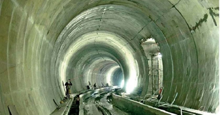 धार की टीही टनल का काम अधूरा, 60 मीटर खुदाई बाकी; 12 मीटर में बिछाया गया ट्रैक