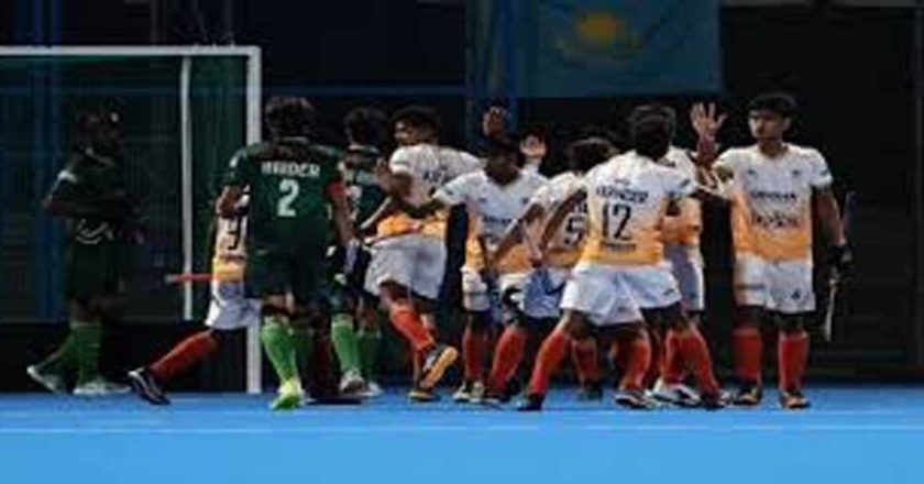भारत ने पाकिस्तान को 5-3 से हराकर अंडर-18 एशिया कप हॉकी फाइनल में बनाई जगह
