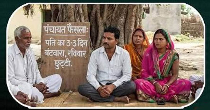 दो पत्नियां, एक पति और पंचायत का अनोखा फैसला! 7 दिन का शेड्यूल, ₹500 हफ्ता और राशन तय