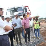 बिलासपुर संभागायुक्त ने निर्माणाधीन मेडिकल कॉलेज का किया निरीक्षण
