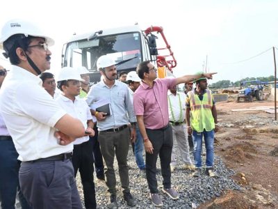 बिलासपुर संभागायुक्त ने निर्माणाधीन मेडिकल कॉलेज का किया निरीक्षण