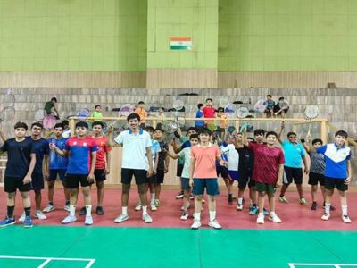 टैलेंट सर्च में उमड़ा बैडमिंटन और टेनिस का जोश: 93 खिलाड़ियों ने आजमाया दम, शनिवार को फिर मिलेगा मौका